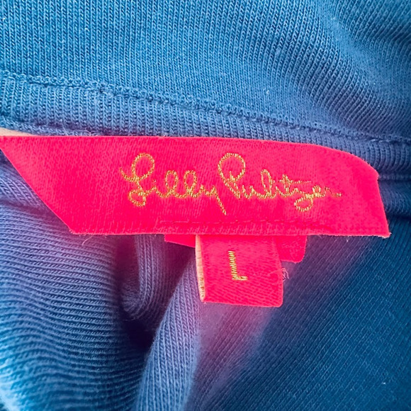 Lilly Pulitzer Womens Reema Sleeveless Midi Polo Dress in Aegean Navy Blue Large - Picture 5 of 10